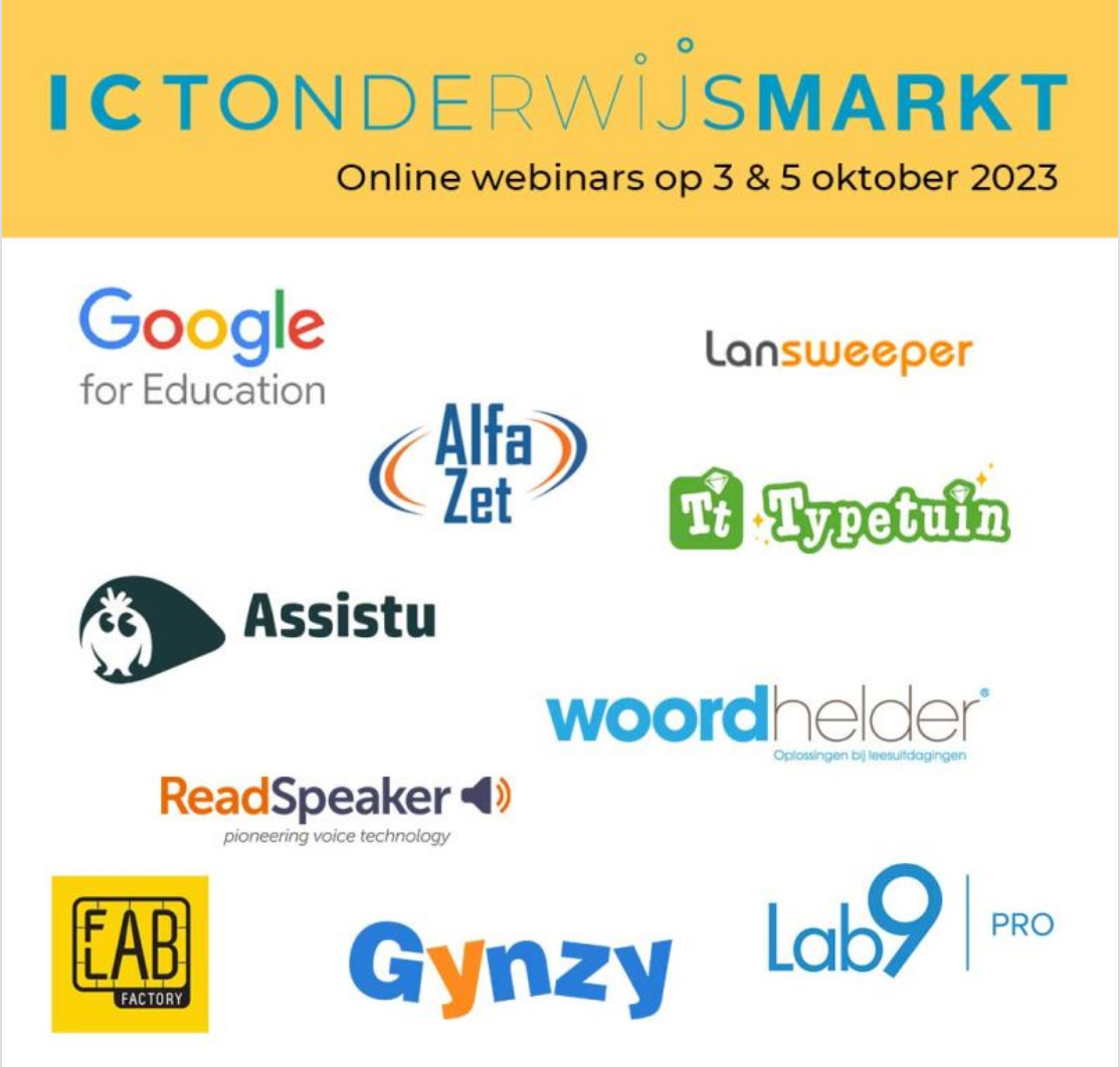 De gratis ICT-onderwijsmarkt keert terug op 3 en 5 oktober 2023