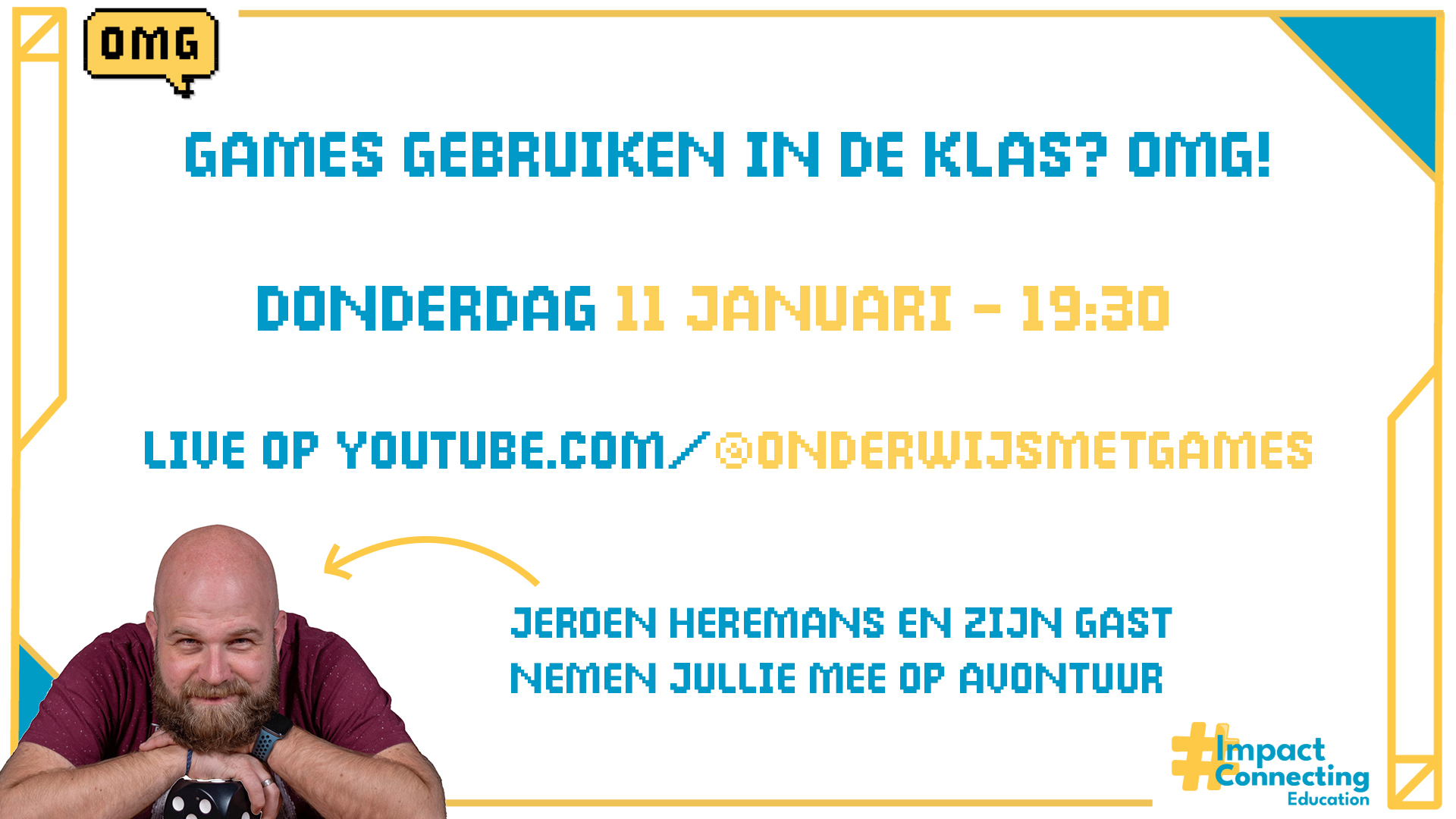 Games gebruiken in de klas? Volg vanavond de gratis OMG-stream!