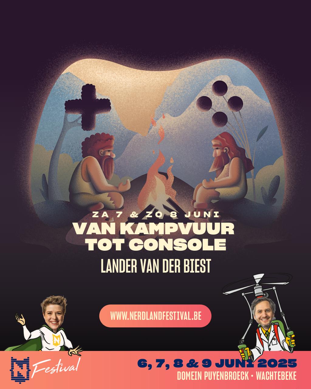 Onze collega Lander staat op het Nerdlandfestival!